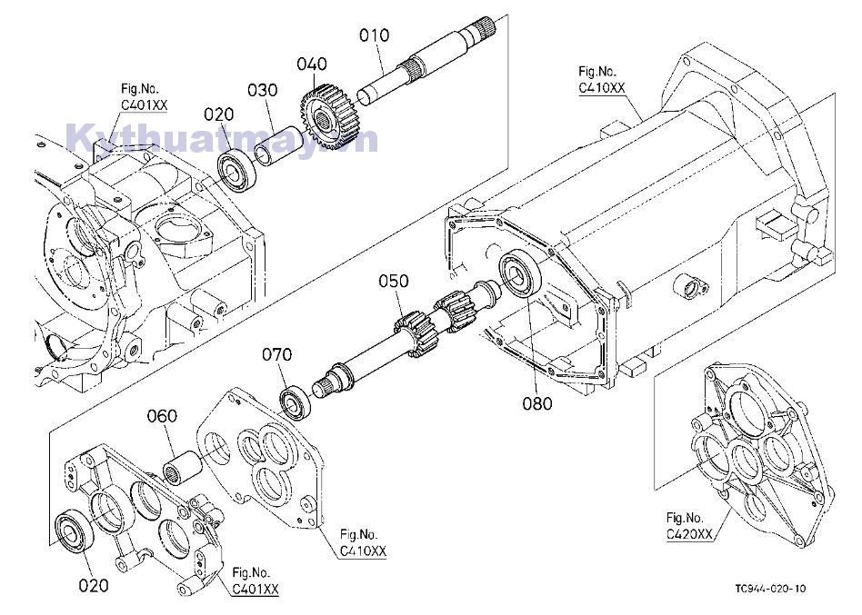 Trục giữa PTO